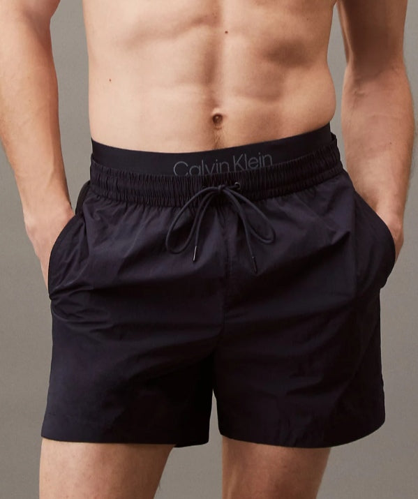 Pantaloncino mare Calvin Klein elastico logato in vita